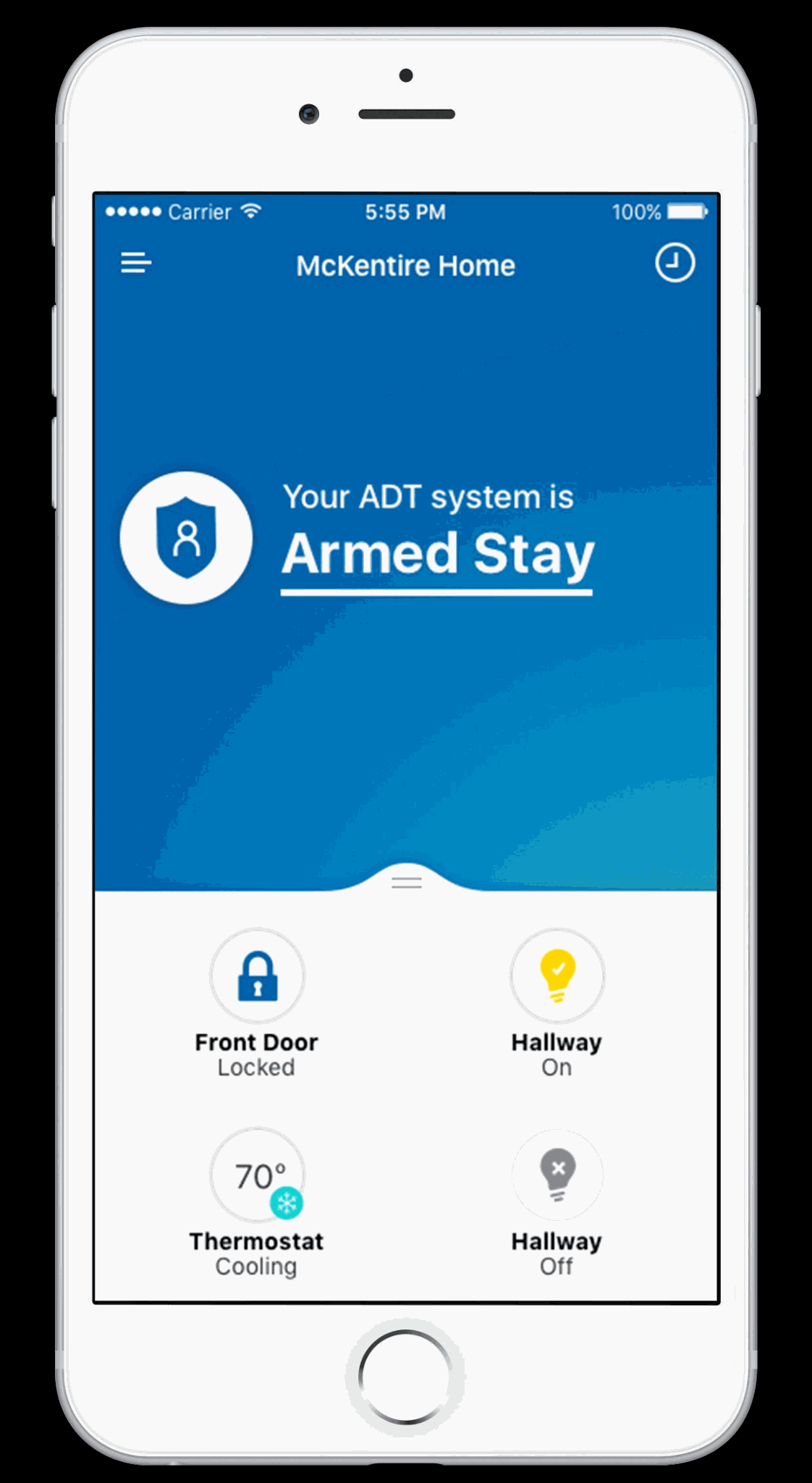 Smart package — ADT Command Panel with HD security camera and video doorbell options